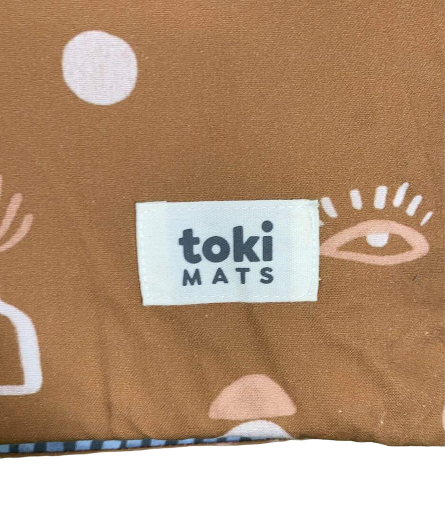 Toki Mats Standard Padded Play Mat 40" x 40", Desert