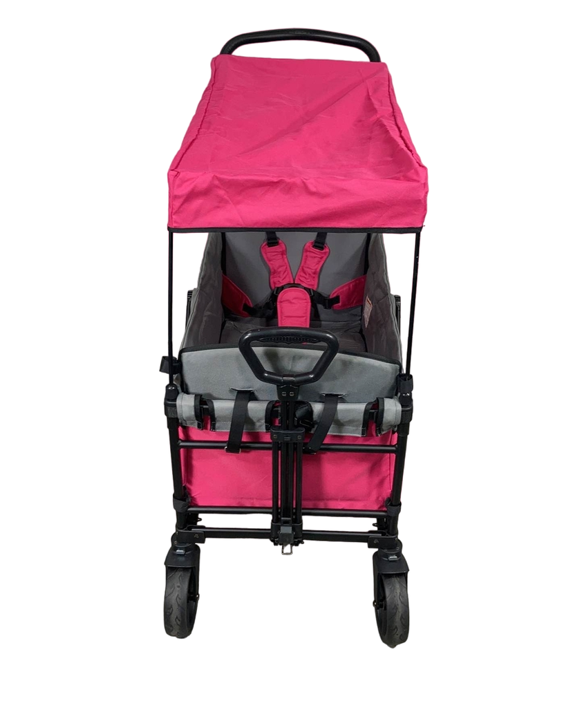 Wonderfold X2 Push + Pull Double Stroller Wagon, 2021, PrettynPink
