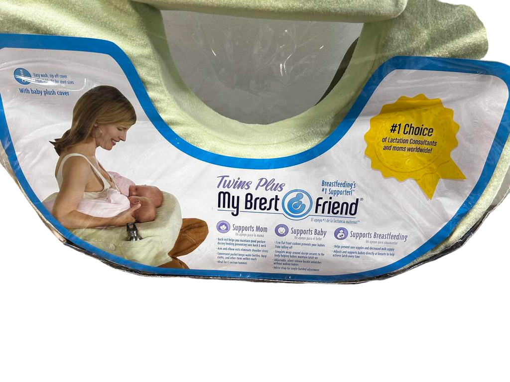 My Brest Friend Twins Plus Feeding Pillow, Green