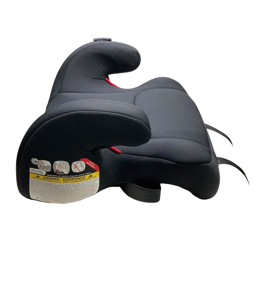 Diono Solana 2 Backless Booster Seat, Black, With LATCH, 2023