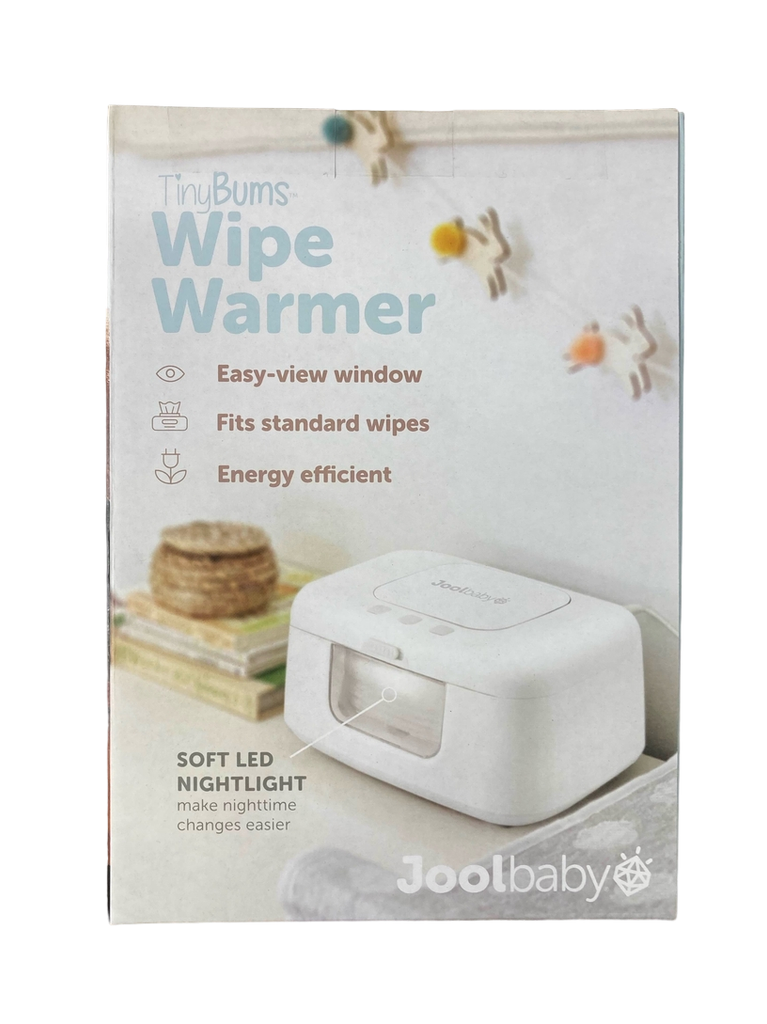 Jool TinyBums Baby Wipe Warmer And Dispenser With LED Light, White