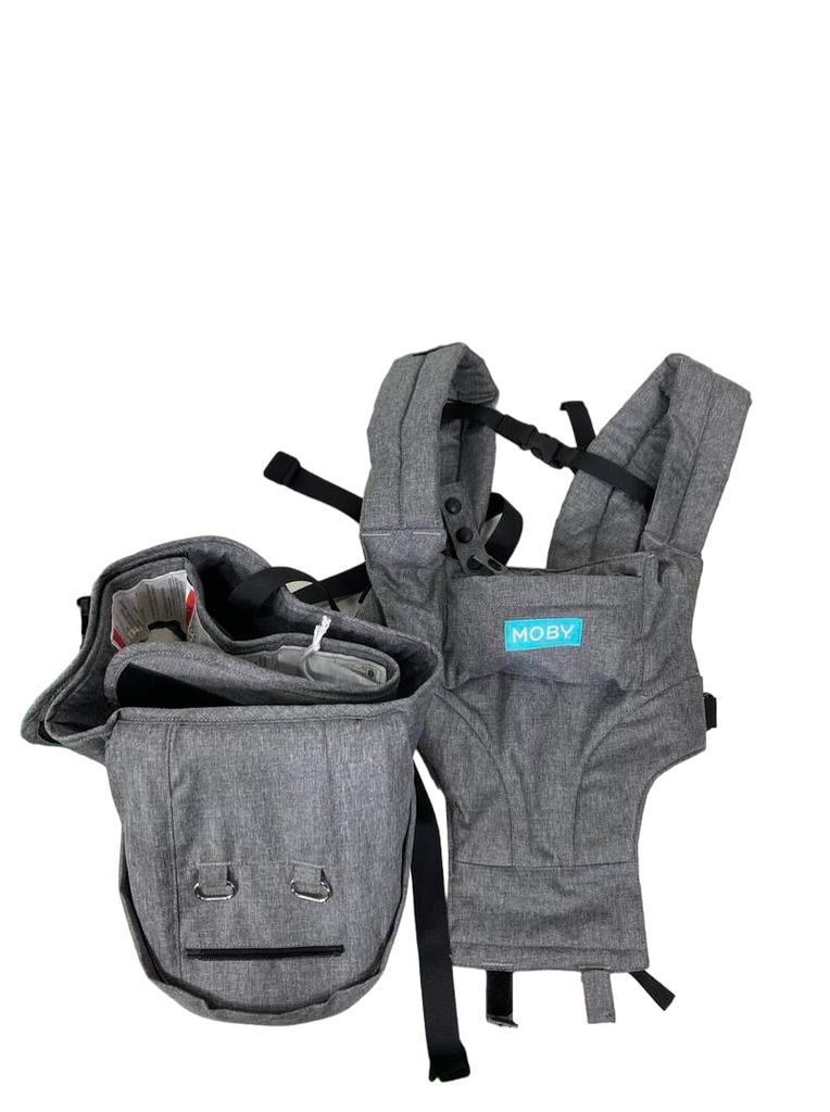 Moby 2in1 Baby Carrier + Hip Seat, Grey