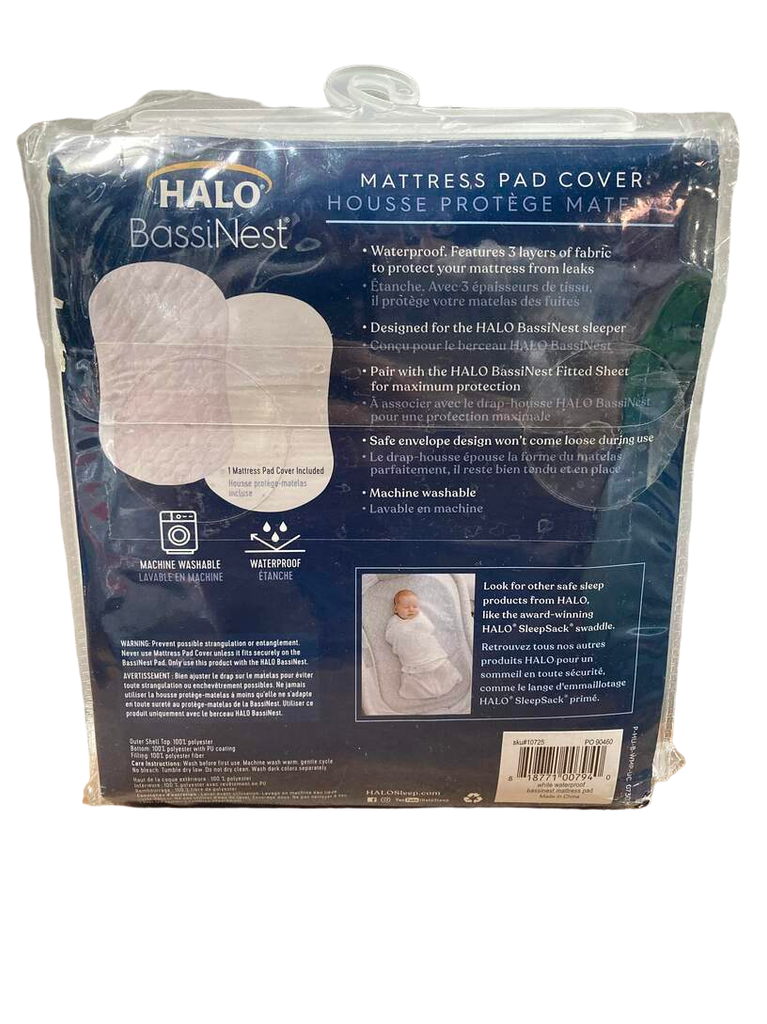 Halo BassiNest Mattress Pad Cover
