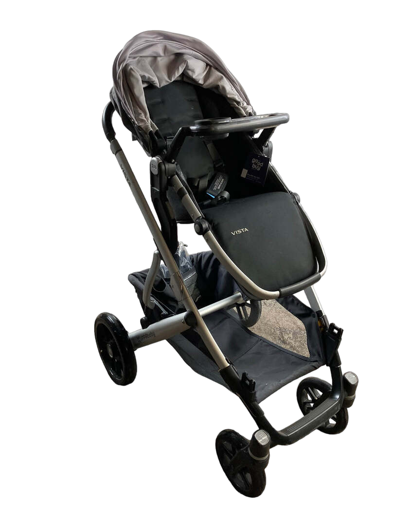 UPPAbaby VISTA Stroller with Snack Tray, Jordan (Charcoal Melange), 20