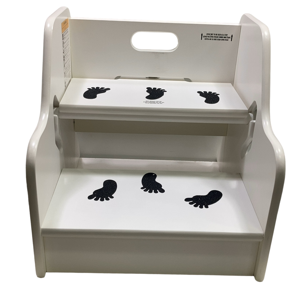 Little Partners Toddler Step Up Stool, Soft White