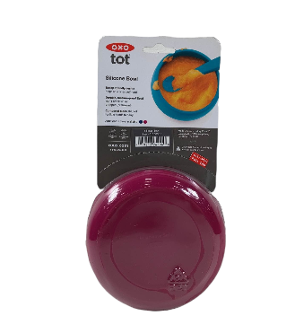OXO Tot Silicone Bowl Pink New