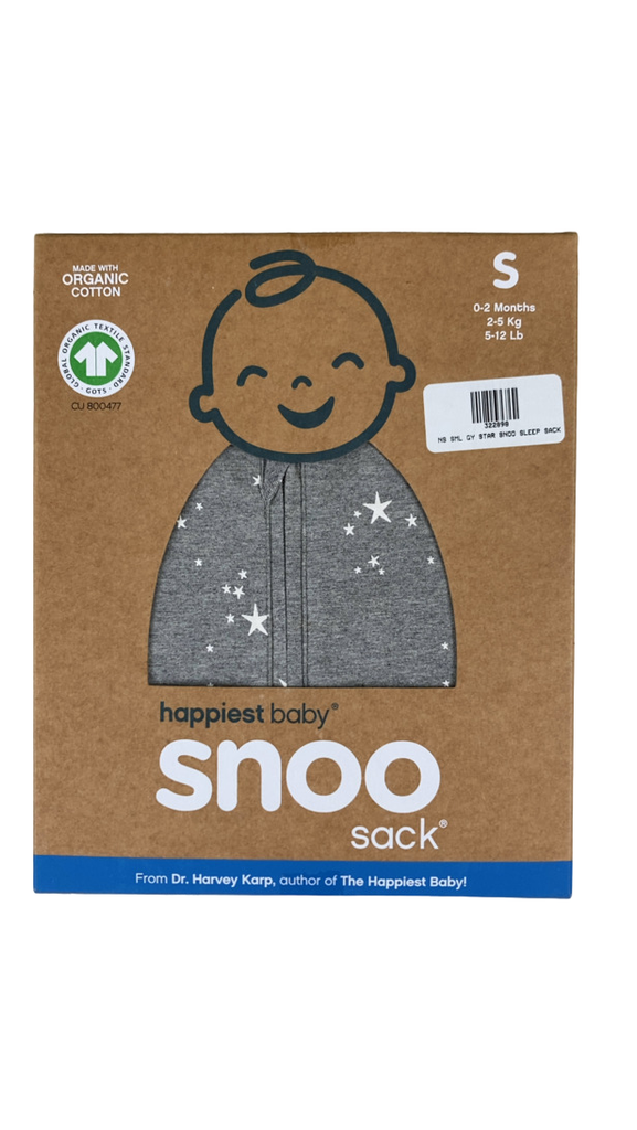 Happiest Baby SNOO Sack, Graphite Stars, Small (512 lbs)