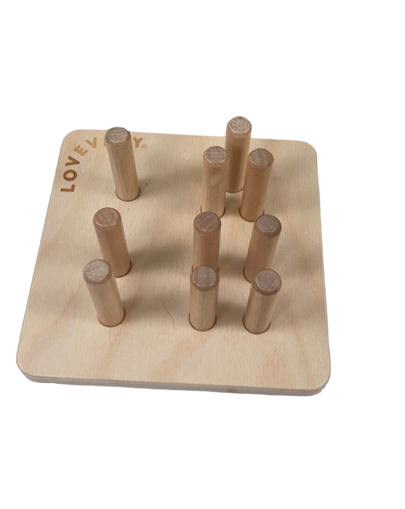 Lovevery Sort and Stack Peg Puzzle