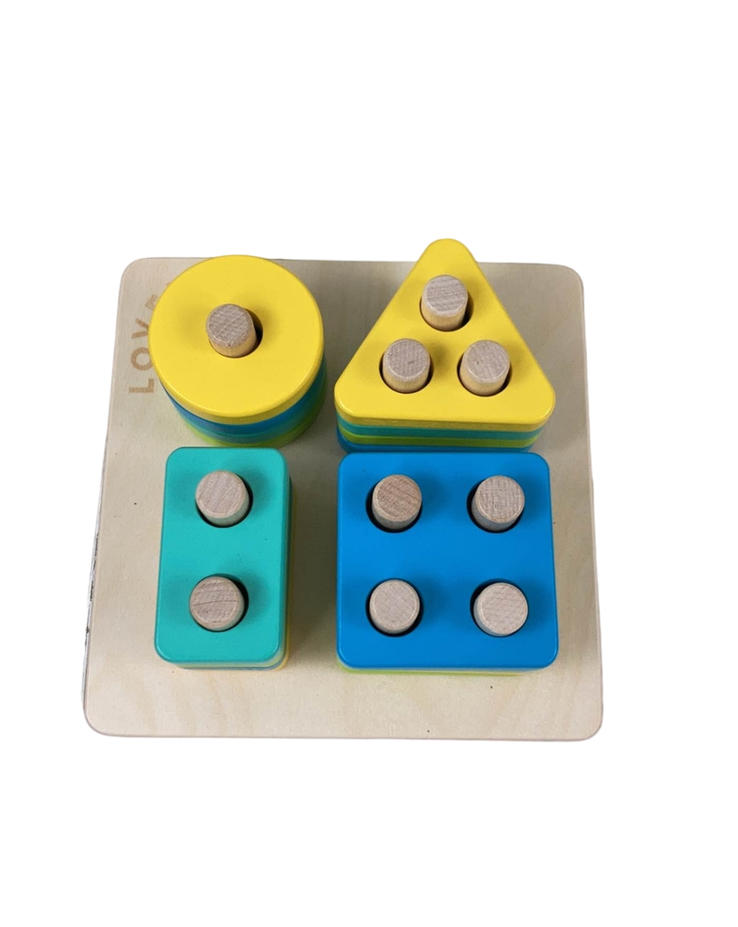 Lovevery Sort and Stack Peg Puzzle