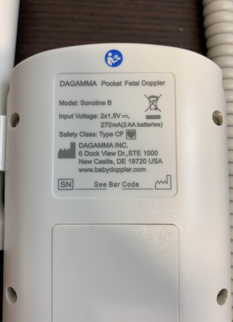 IT Sonda Doppler Fetale Sonoline B 3MHz, Baby Heart Monitor, LCD  Retroilluminato