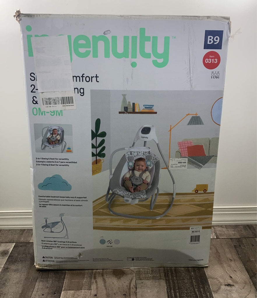 Ingenuity Simple Comfort 2in1 Swing Rocker, Raylan