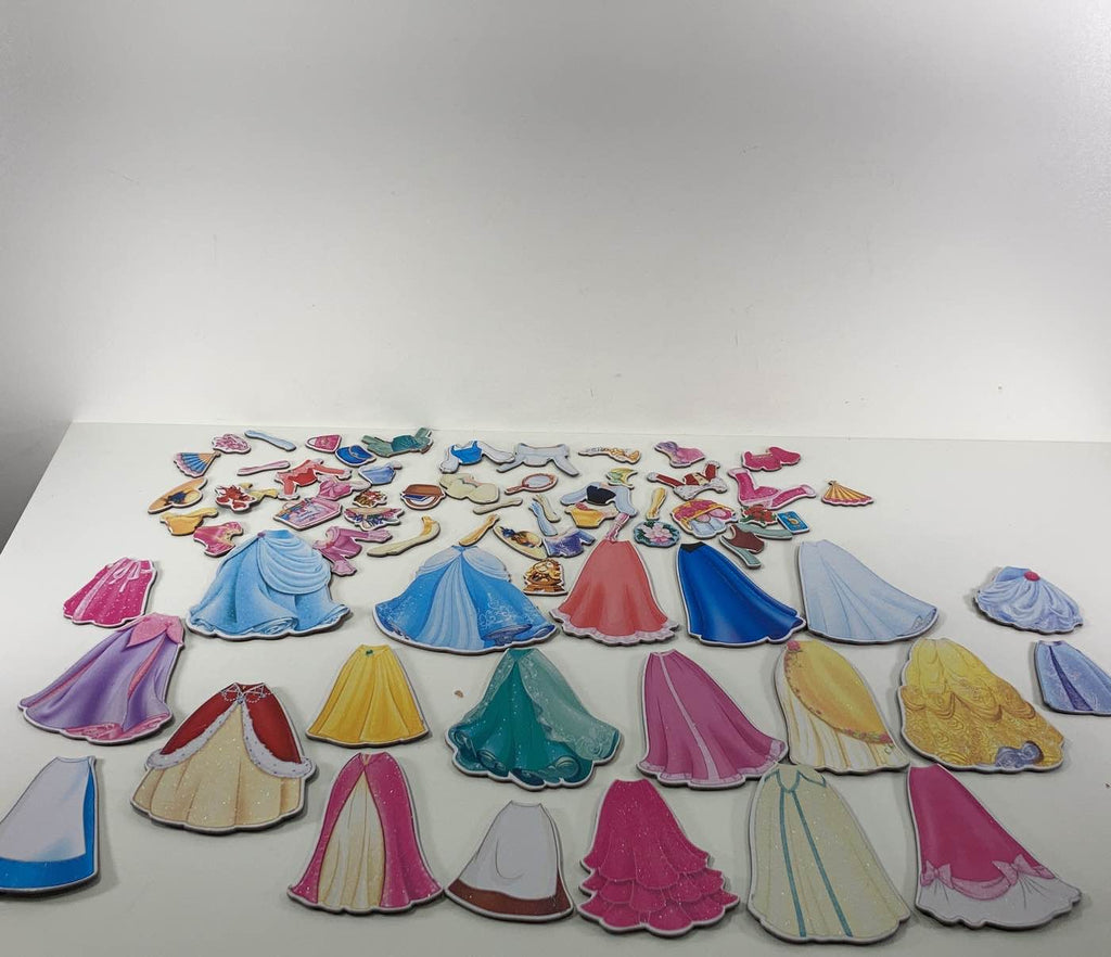 Disney Princesses Wooden Doll Dress Up Set