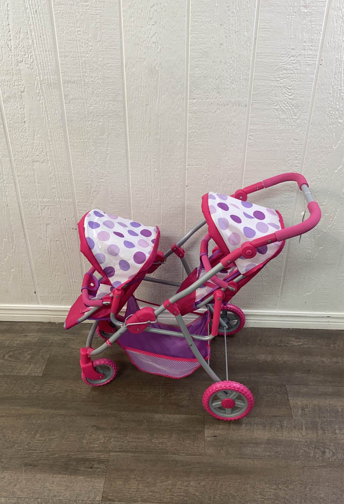 Lissi Modern Twin Baby Doll Stroller