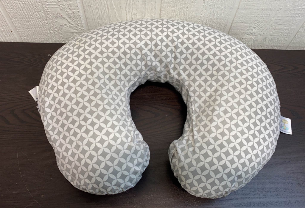 Boppy Nursing and Infant Support Pillow, Grey Geo Circles
