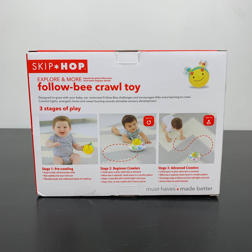 Bee Explore & More Follow-Bee Baby Crawl Toy