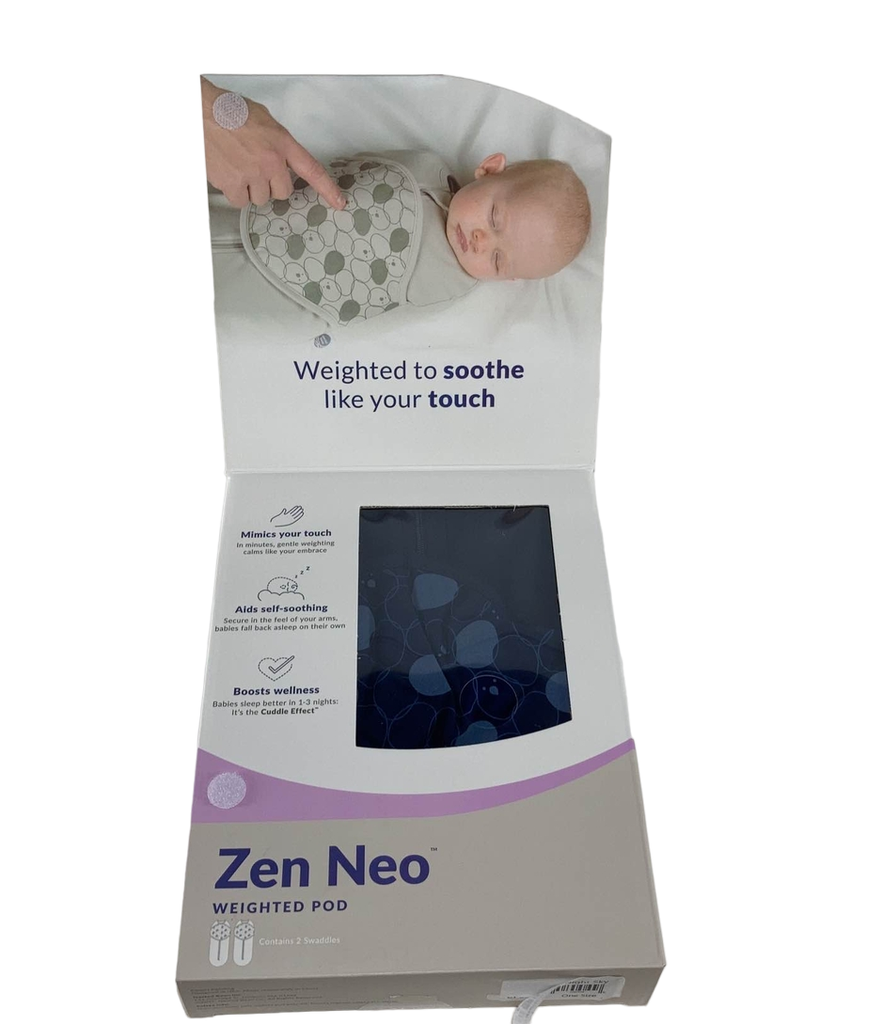 Nested Bean Zen Neo Weighted Wearable Blanket 2pack, Newborn Night Sky