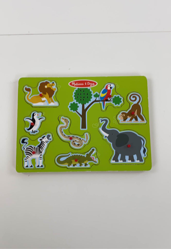 HABA 303703 I Miei Primi Puzzle – Animali Dello Zoo, Multicolore, 2-4 Pezzi
