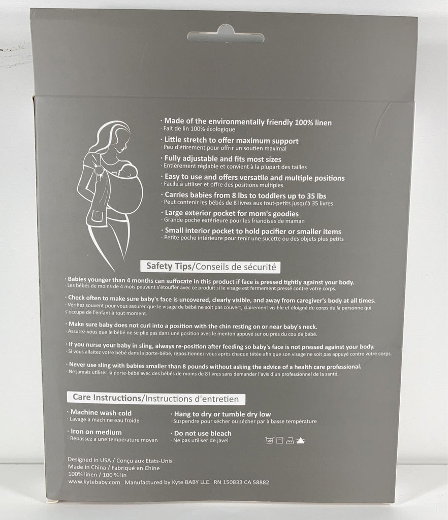 Kyte Linen Ring Sling, Dogwood