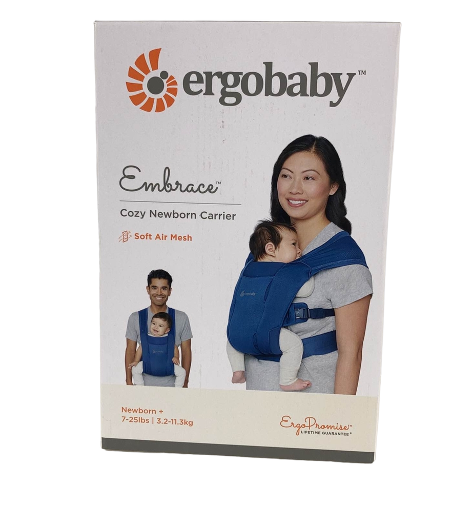 Porte-bébé Ergobaby Embrace - Enveloppe Douce Pour Nouveau-né - Sans Nouage - 3,2 à 11,3 Kg - 9