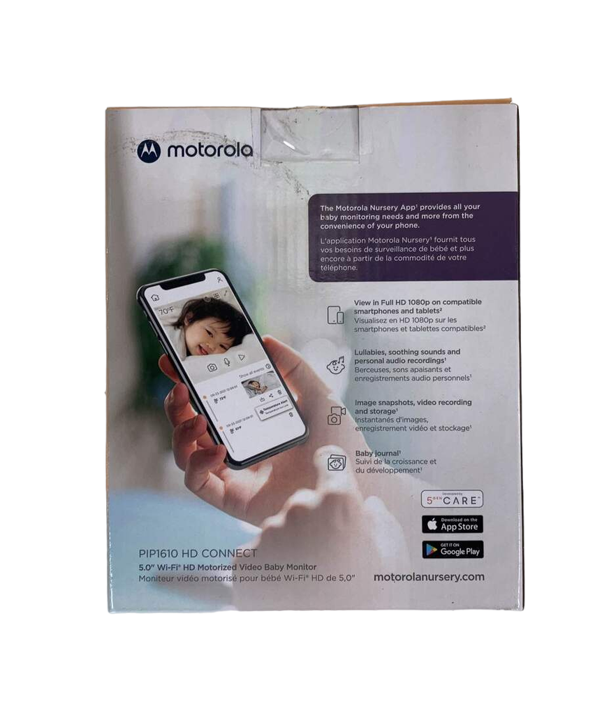 Babyphone Audio et Vidéo Wifi PIP 1610 HD - Motorola