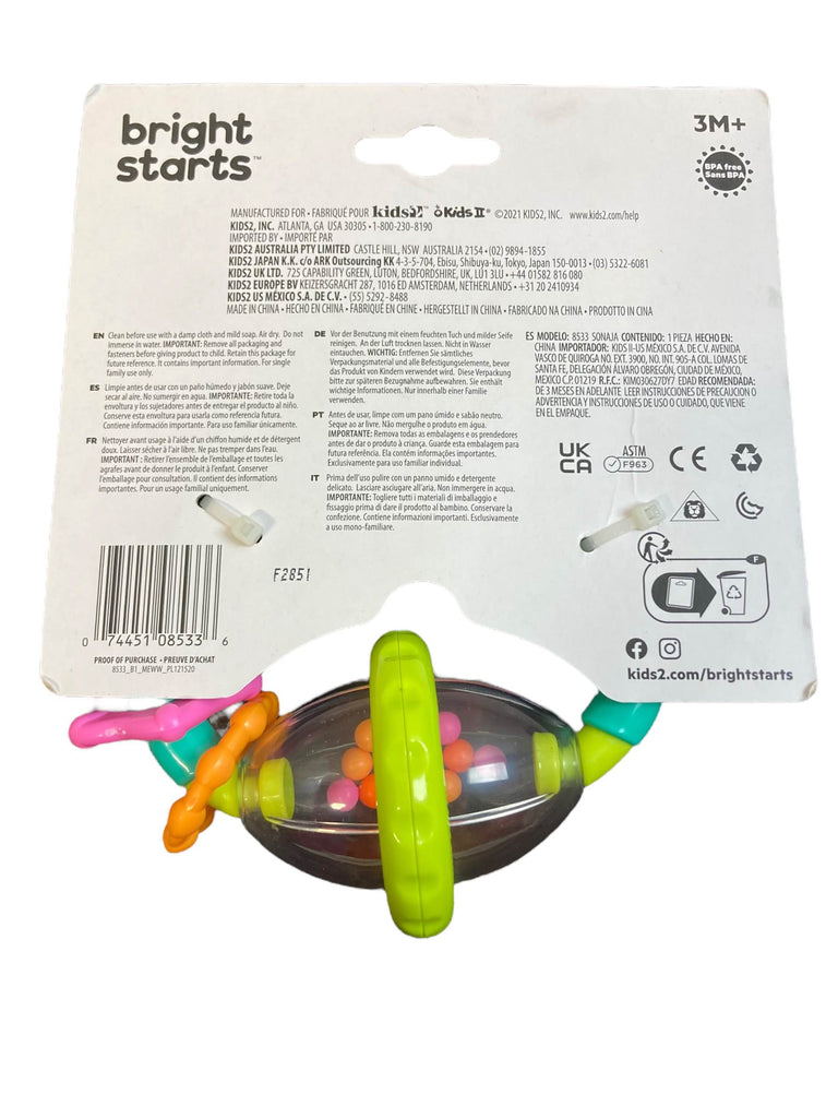 Bright starts grab and cheap spin rattle