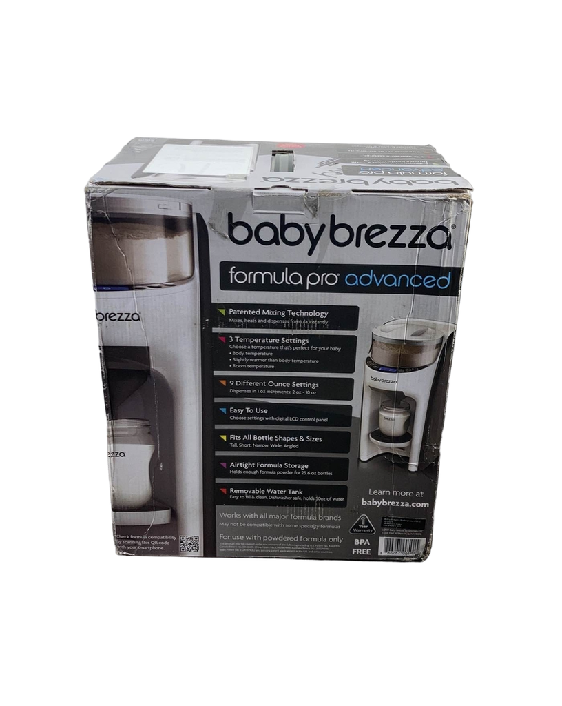 Baby brezza 2024 formula pro temperature