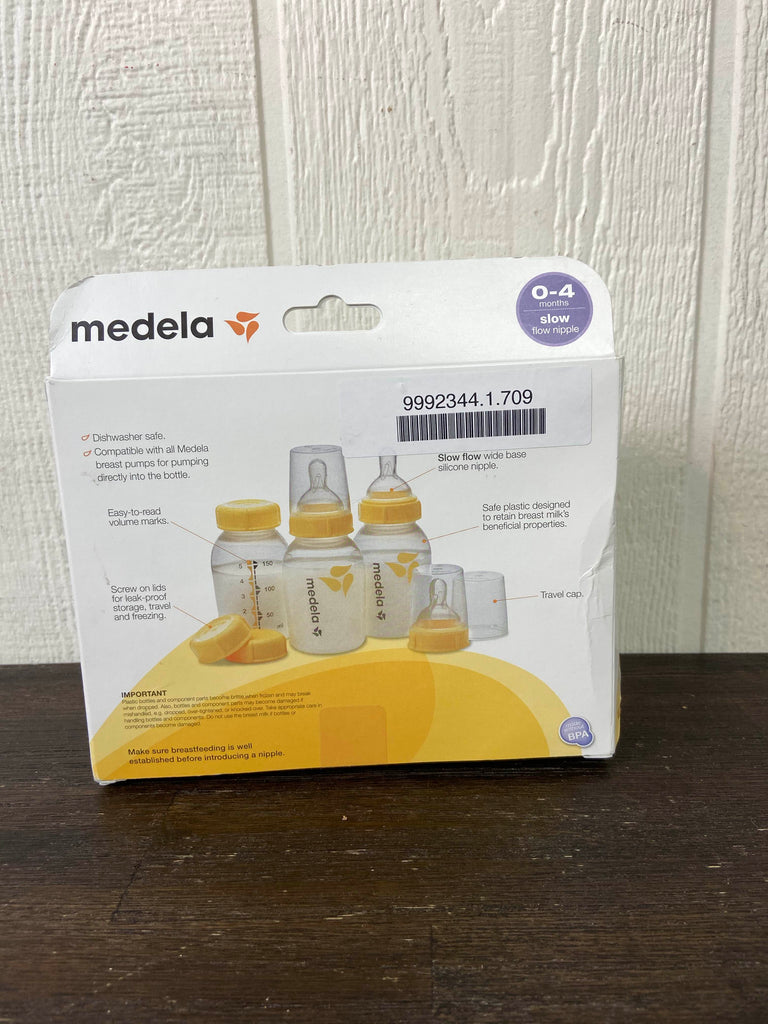 Medela Breastmilk bottle spare parts with 0-4 months nipples 