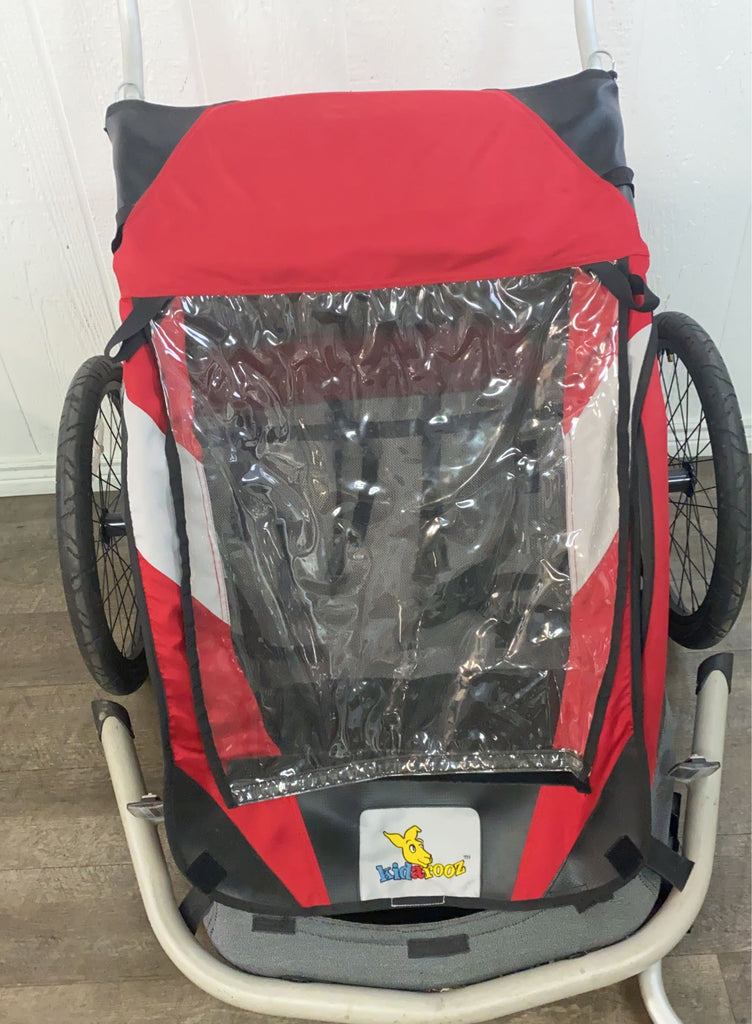 Kidarooz double bike trailer new arrivals