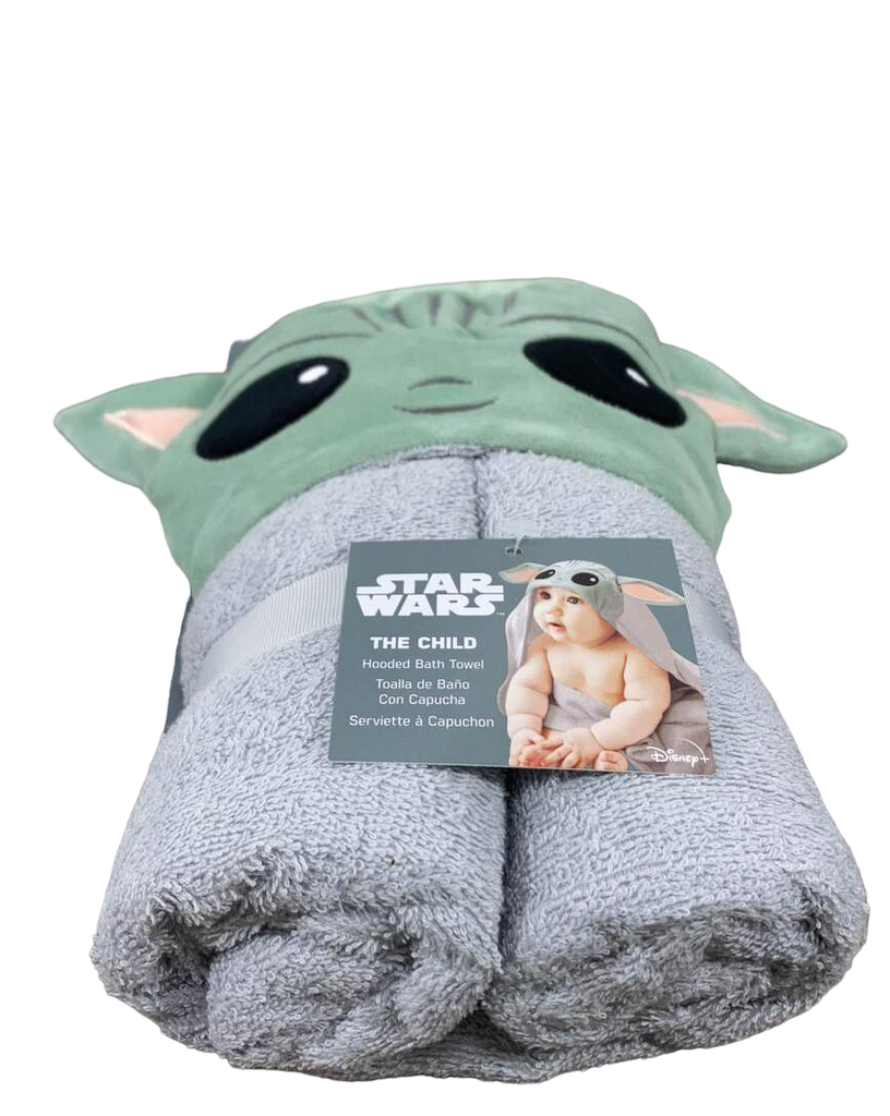 Baby yoda hooded online towel