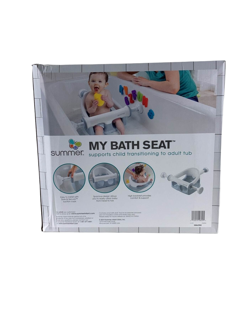 Summer Infant My Bath Seat, Gray