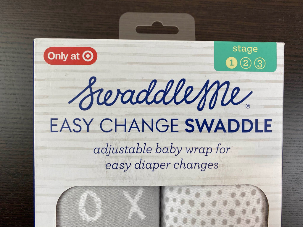SwaddleMe Original Swaddle Wrap With Easy Change 2pk, S/M, Kiss Ya
