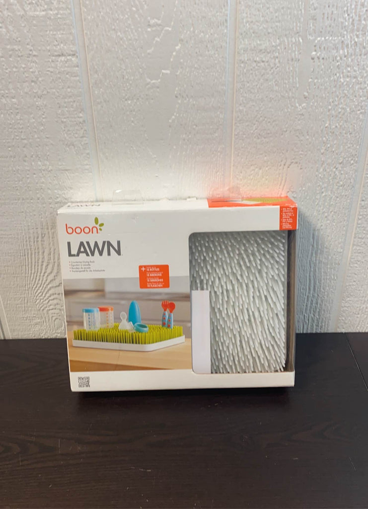 Boon Lawn Countertop Drying Rack, White, Lawn Countertop Drying Rack