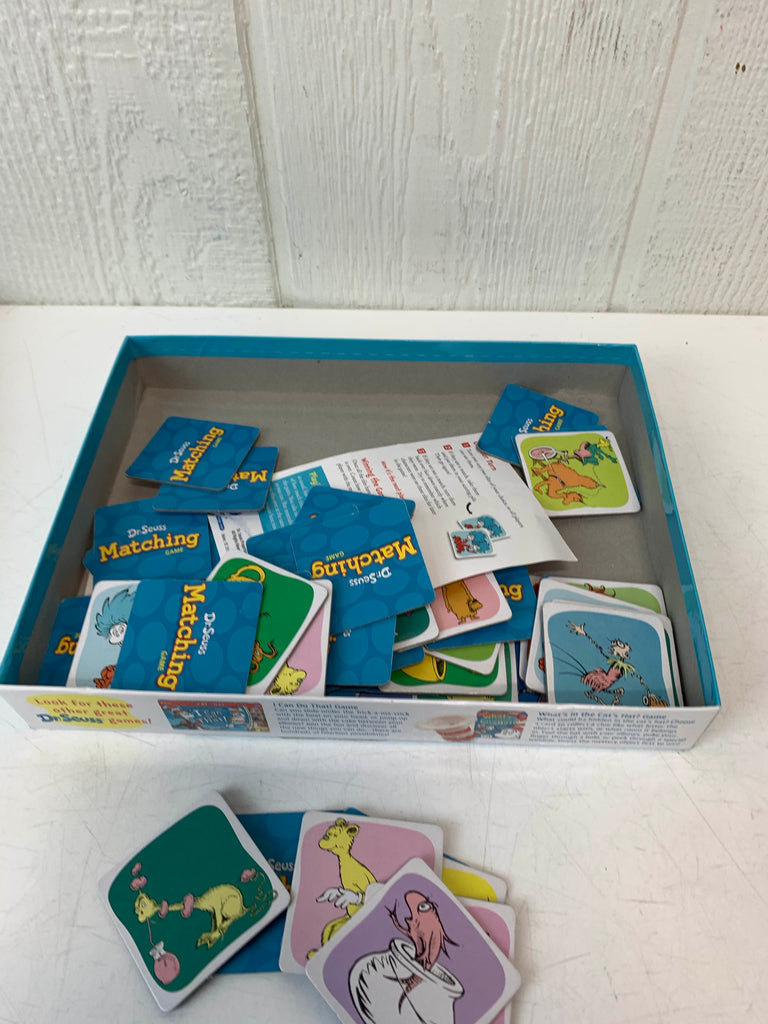 Dr Seuss Matching Game