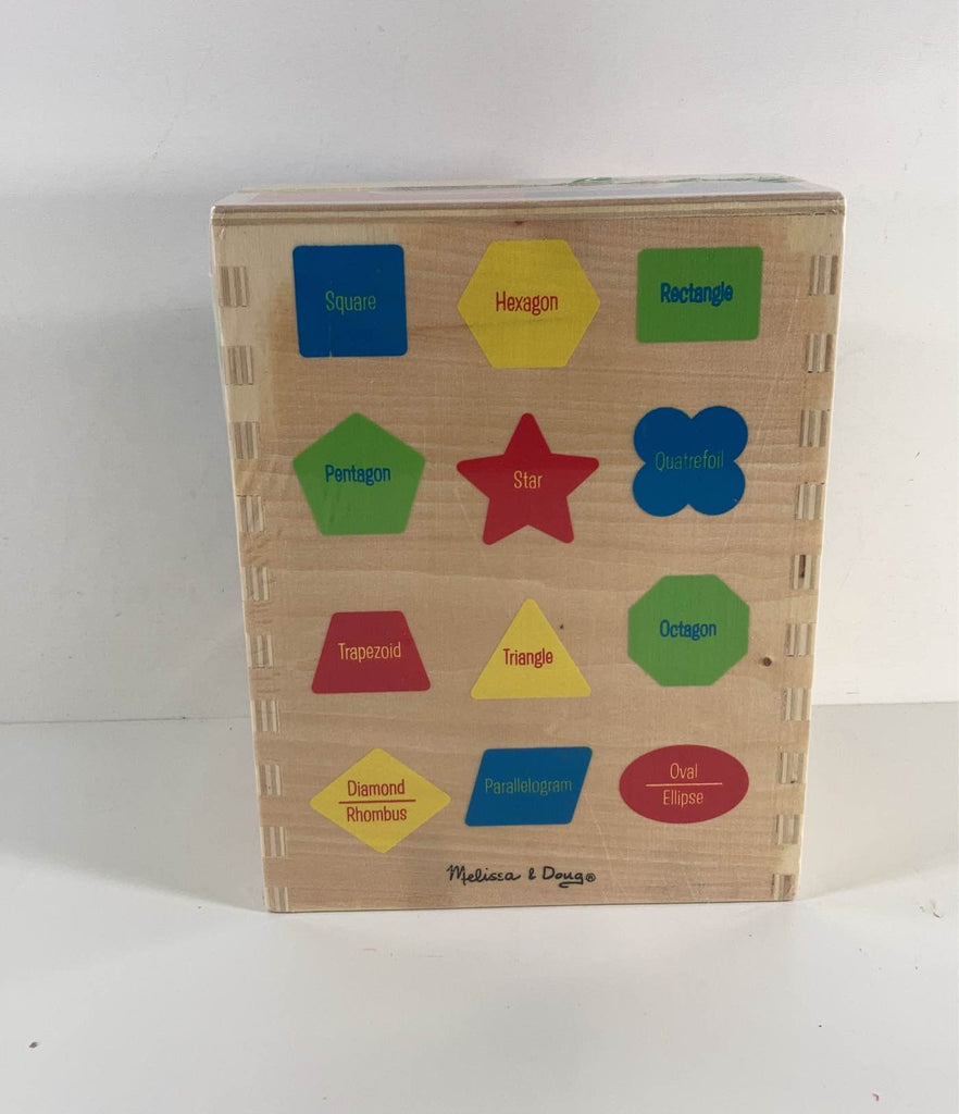 Melissa & Doug Color Blocks Wooden Shape Sorter