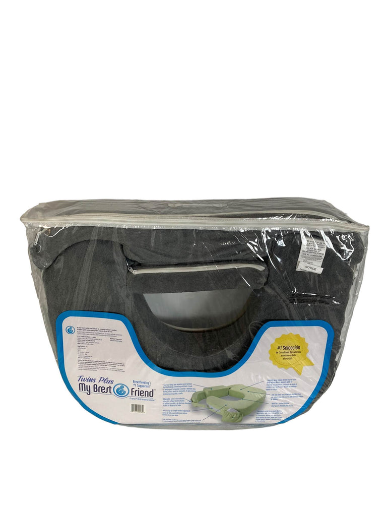 My Brest Friend Twins Plus Slipcover, Grey