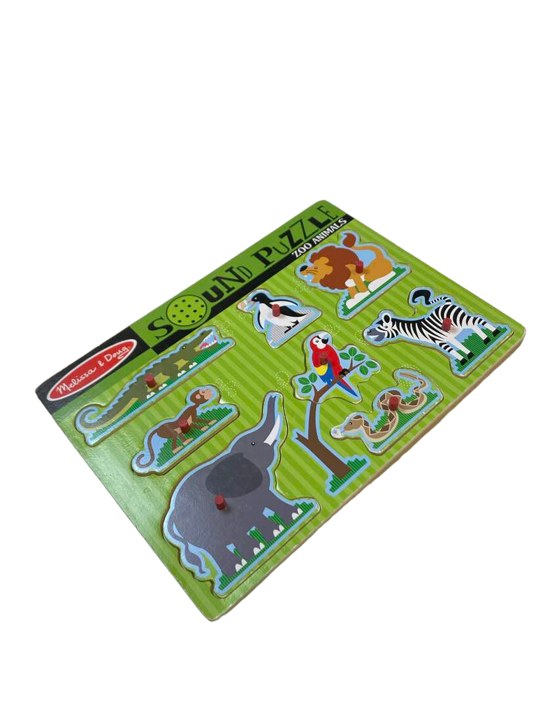 Melissa & Doug Sound Puzzle, Zoo Animals