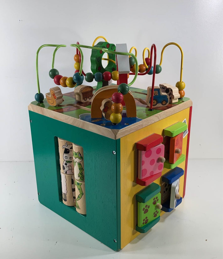 Battat Wooden Activity Cube