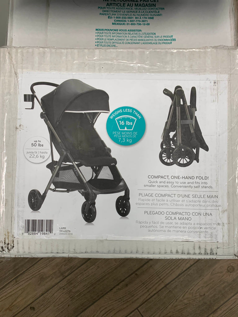 Evenflo Aero UltraLightweight Stroller, Lark, 2018