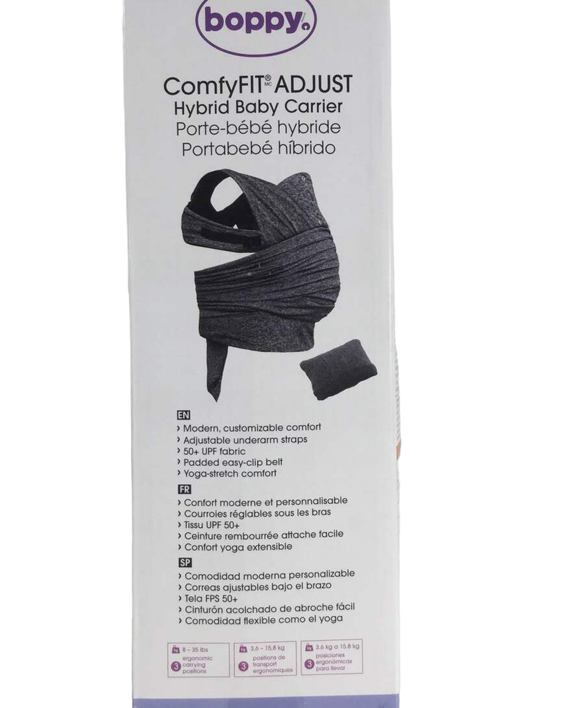 Boppy ComfyFit Carrier, Heathered Grey