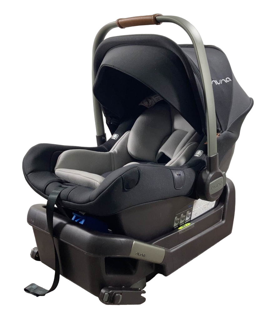 Nuna Pipa Lite LX Infant Car Seat, Caviar, 2021