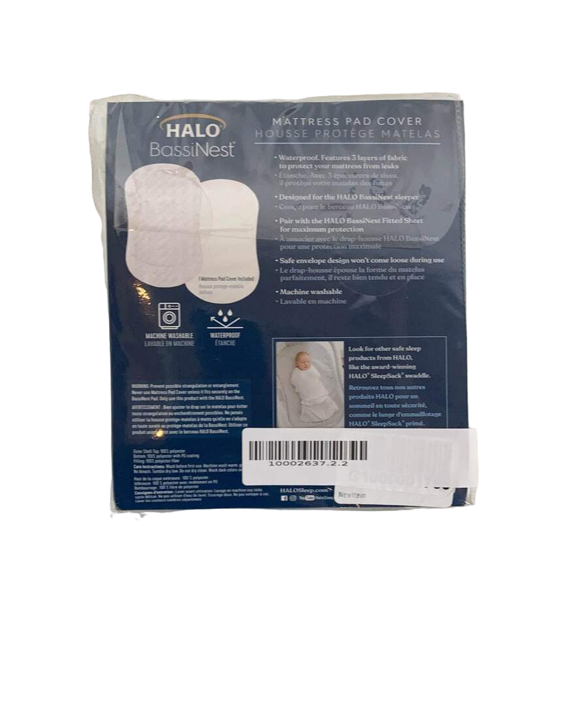 Halo BassiNest Mattress Pad Cover