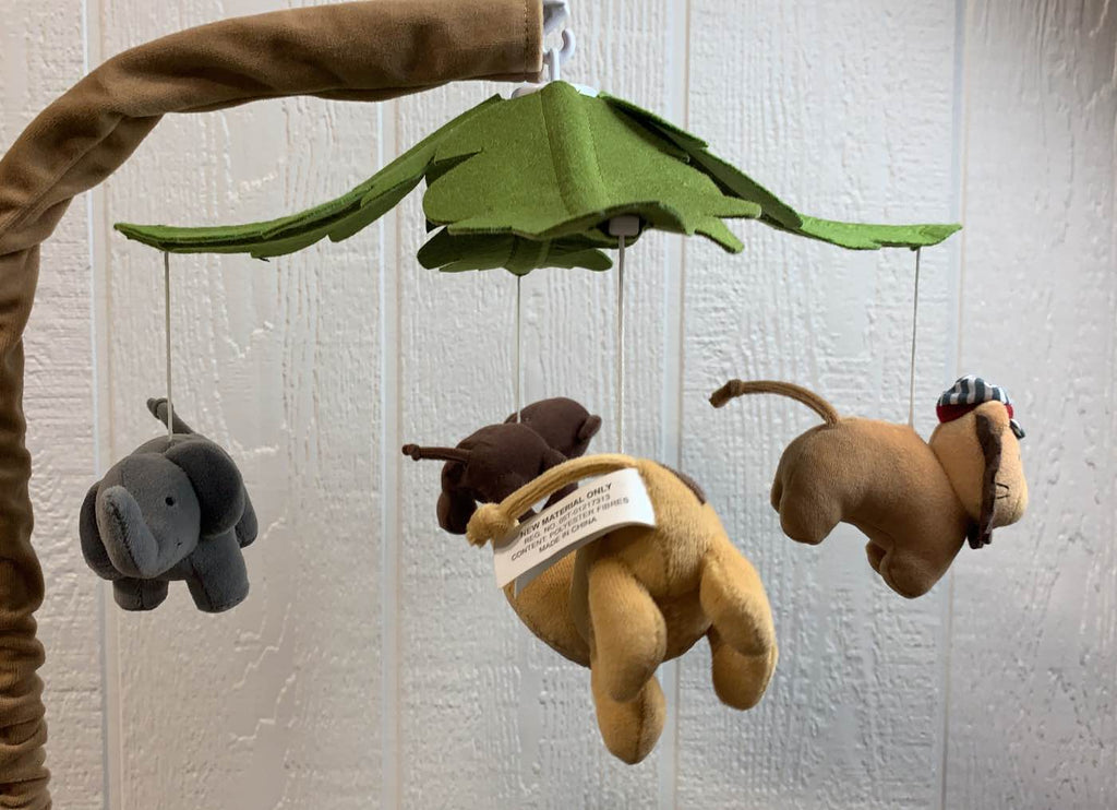 Lambs & Ivy Urban Jungle Musical Baby Crib Mobile