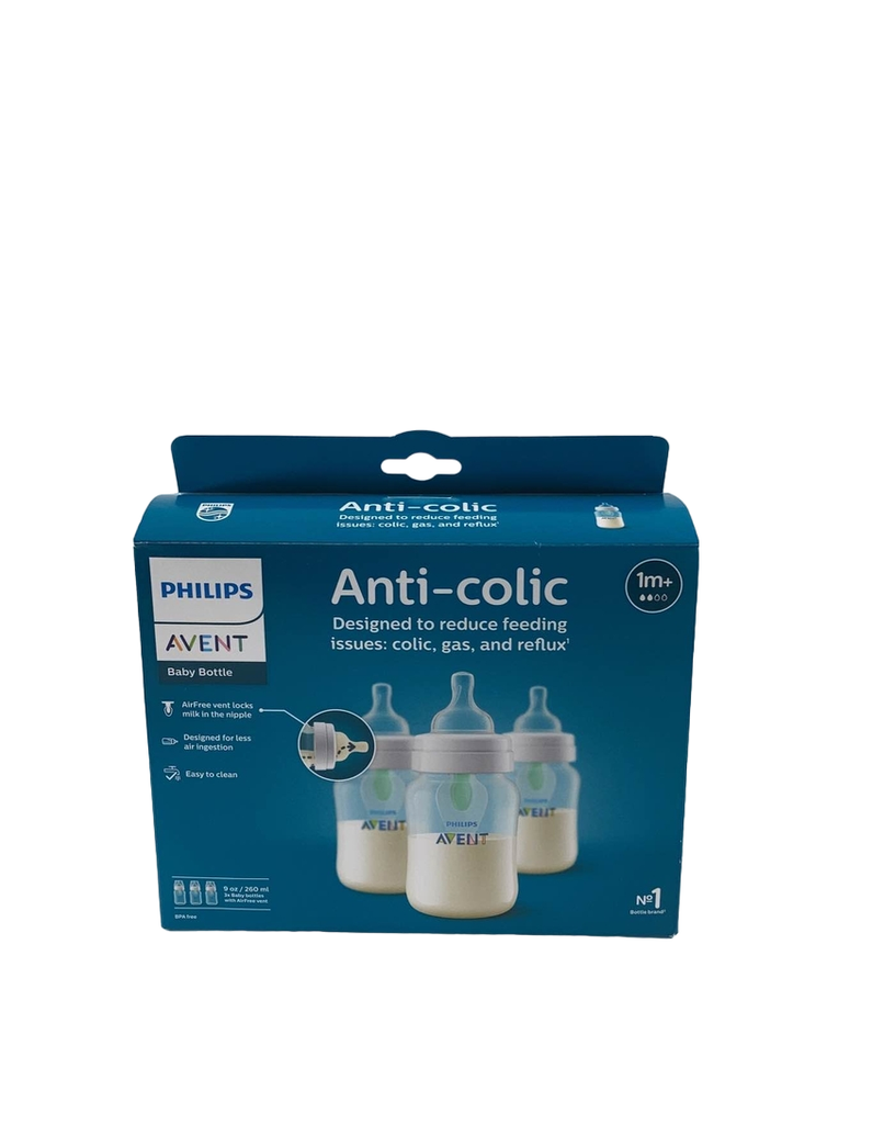 Avent Anti-Colic Single Feeding Bottle with AirFree Vent 260ml / 9oz