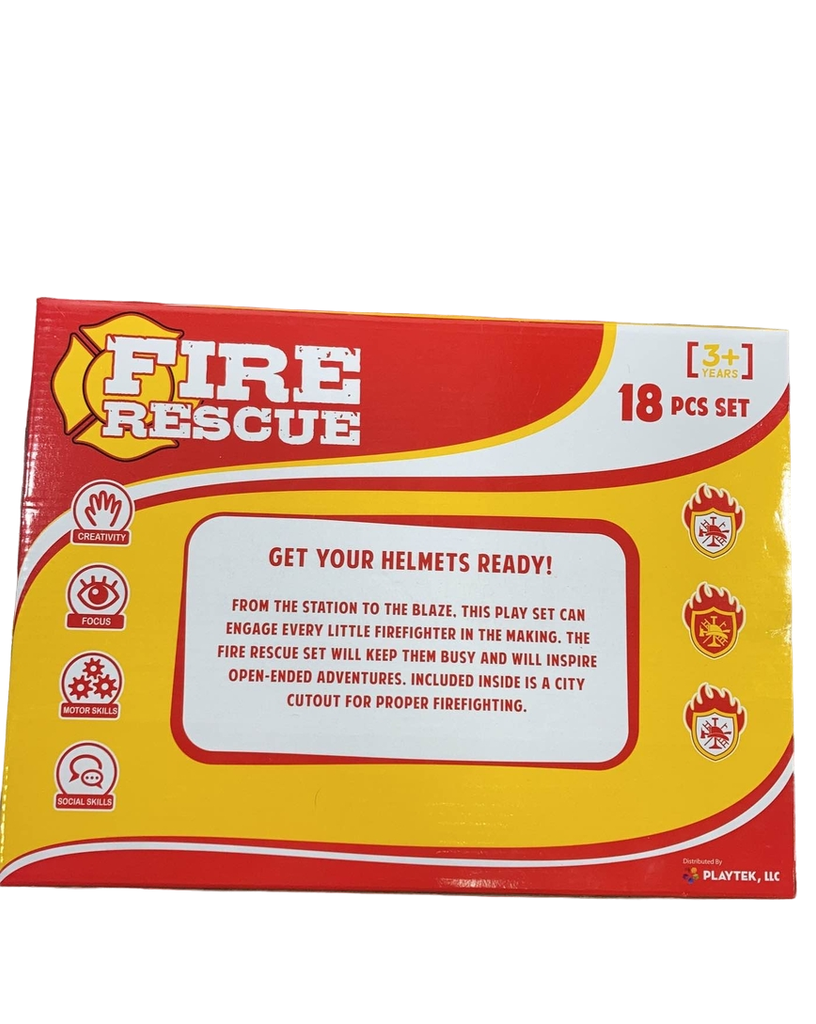 Playtek Fire Rescue Play Set with Playmat
