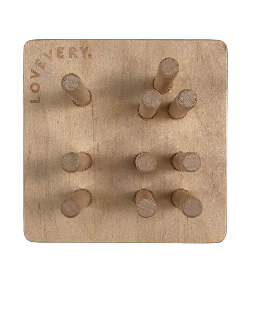 Lovevery Sort and Stack Peg Puzzle