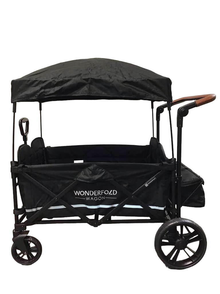 Wonderfold X4 Push & Pull Quad Stroller, Stealth Black, 2022