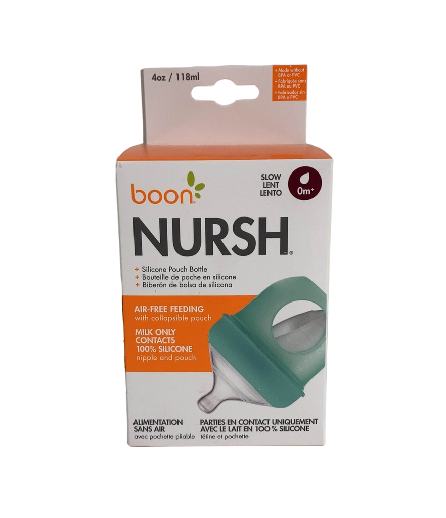 Boon Nursh Reusable Silicone Pouch Bottle 4oz