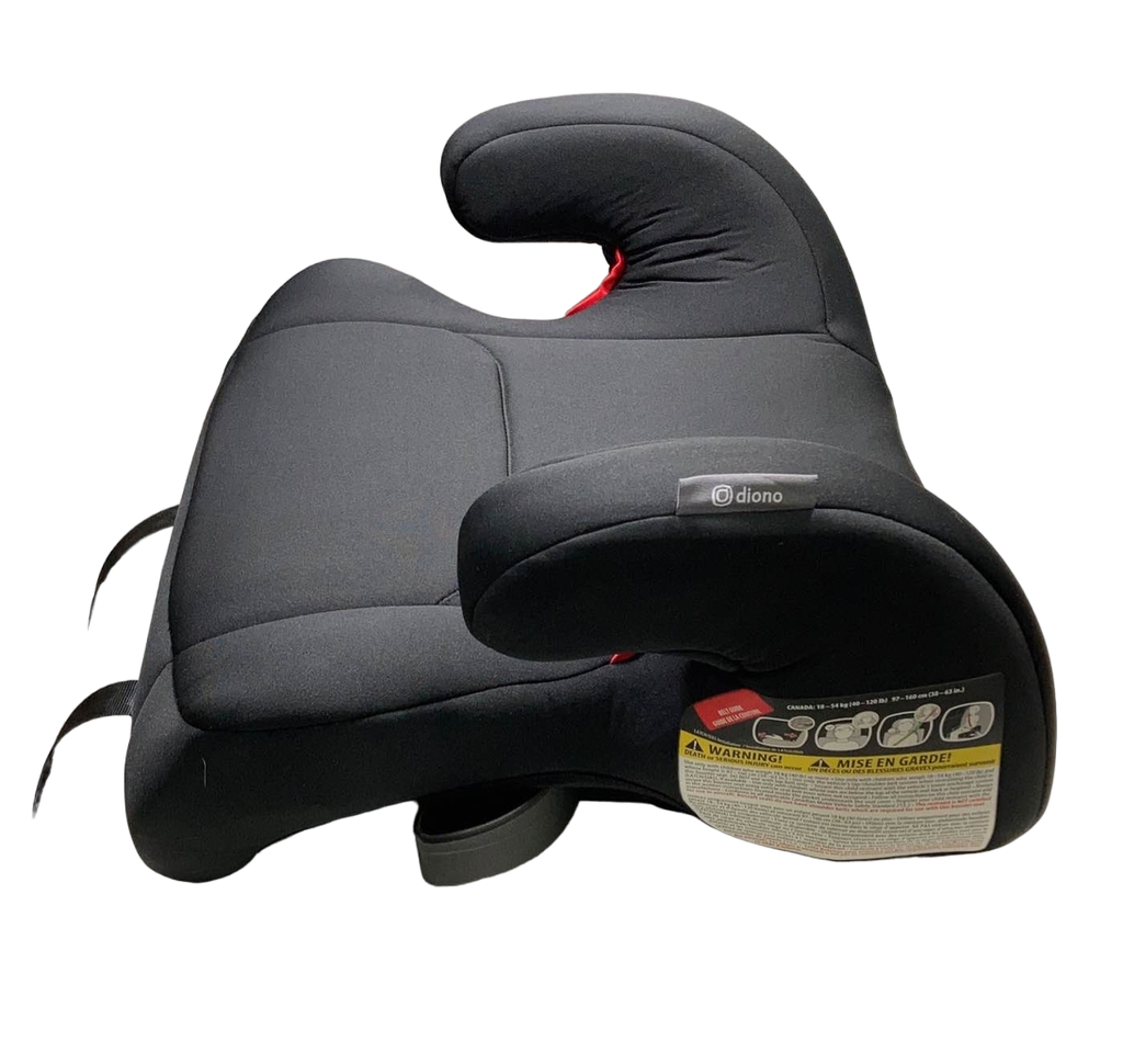 Diono Solana 2 Backless Booster Seat, 2022, With LATCH, Black