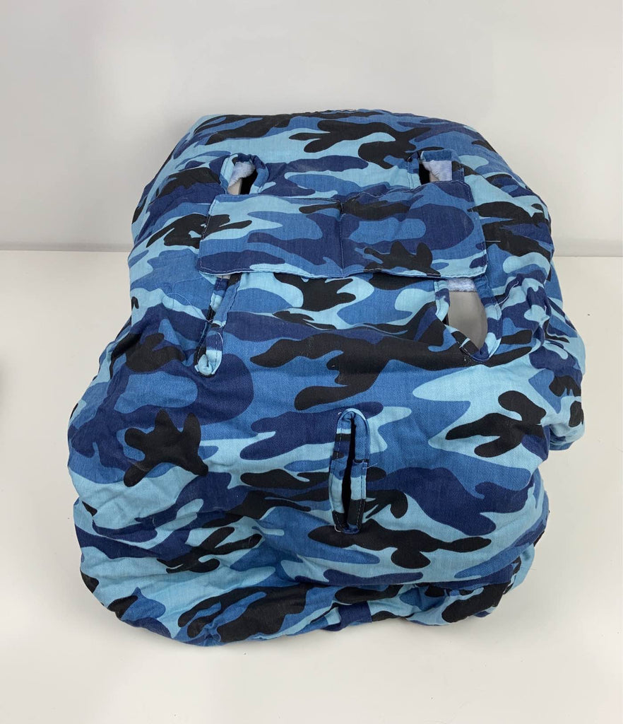 Itzy Ritzy Shopping Cart And High Chair Cover, Blue Camo