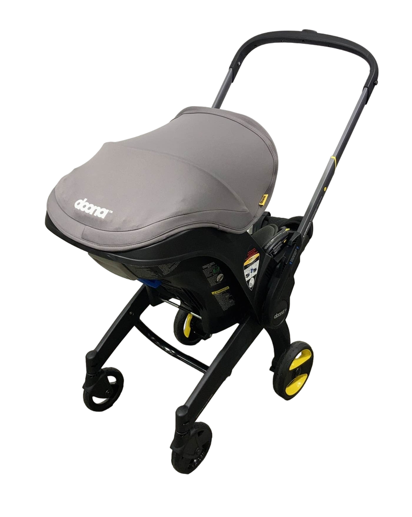 Doona Infant Car Seat & Stroller Combo, 2023, Grey Hound